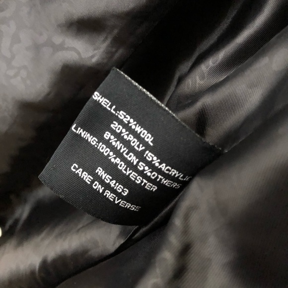 Guess black wool coat - Picture 3 of 5